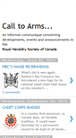 Mobile Screenshot of canadian-heraldry.blogspot.com