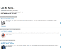 Tablet Screenshot of canadian-heraldry.blogspot.com