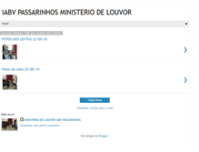 Tablet Screenshot of ministeriolouvoriabvpassarinhos.blogspot.com