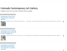 Tablet Screenshot of coloradocontemporaryart.blogspot.com