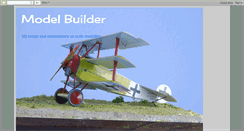 Desktop Screenshot of modelbuilder.blogspot.com