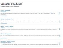 Tablet Screenshot of ganhandoumagrana.blogspot.com