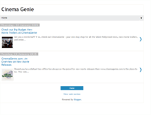 Tablet Screenshot of cinemagenie.blogspot.com