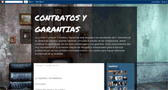 Desktop Screenshot of contratosygarantias.blogspot.com