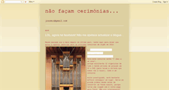 Desktop Screenshot of musicaparacerimonias.blogspot.com