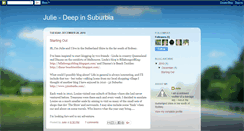 Desktop Screenshot of julie-deepinsuburbia.blogspot.com