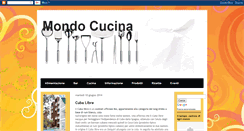 Desktop Screenshot of mondocucina.blogspot.com