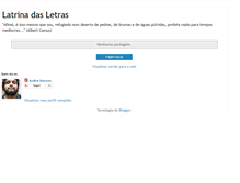 Tablet Screenshot of latrinadasletras.blogspot.com