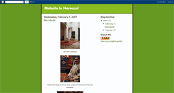 Desktop Screenshot of midwifeinmorocco.blogspot.com