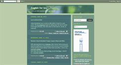 Desktop Screenshot of englishforlaw.blogspot.com