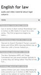 Mobile Screenshot of englishforlaw.blogspot.com