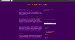 Desktop Screenshot of dirtyhorticulture.blogspot.com