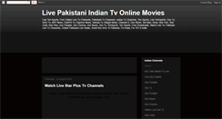 Desktop Screenshot of livepakindiatv.blogspot.com