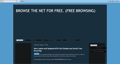 Desktop Screenshot of freedomforfreebrowsing.blogspot.com