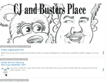 Tablet Screenshot of cjandbuster.blogspot.com