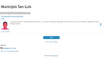Tablet Screenshot of municipiosanluis.blogspot.com