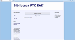 Desktop Screenshot of bibliotecaftcead.blogspot.com