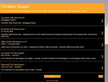 Tablet Screenshot of christian-gospel.blogspot.com