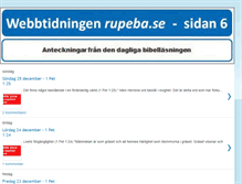Tablet Screenshot of daglig-bibellasning.blogspot.com