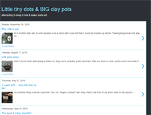 Tablet Screenshot of littletinydotsbigclaypots.blogspot.com