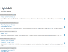 Tablet Screenshot of lilylalalali.blogspot.com