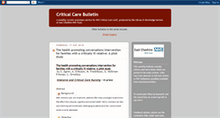 Desktop Screenshot of critcare08.blogspot.com