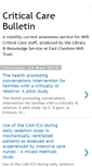 Mobile Screenshot of critcare08.blogspot.com