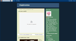 Desktop Screenshot of blogdenosduas.blogspot.com