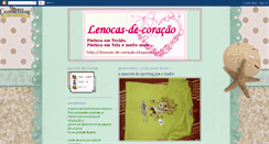 Desktop Screenshot of lenocas-de-coracao.blogspot.com