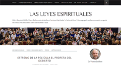 Desktop Screenshot of lasleyesespirituales.blogspot.com