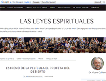 Tablet Screenshot of lasleyesespirituales.blogspot.com