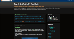 Desktop Screenshot of lasaineportfolio.blogspot.com