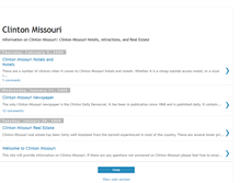 Tablet Screenshot of clintonmissouri.blogspot.com