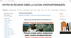 Desktop Screenshot of culturaafropuertorico.blogspot.com