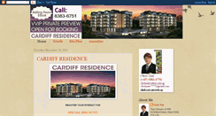 Desktop Screenshot of cardiff-residence.blogspot.com