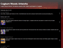Tablet Screenshot of cogburnart.blogspot.com