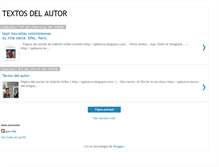 Tablet Screenshot of gaburca-textos-del.blogspot.com