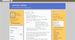 Desktop Screenshot of cakmoki2007.blogspot.com