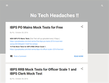 Tablet Screenshot of notechheadaches.blogspot.com