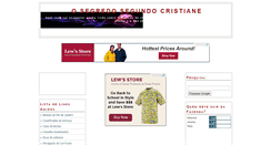 Desktop Screenshot of osegredosegundocristiane.blogspot.com