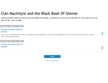 Tablet Screenshot of blackbookofglenoe.blogspot.com