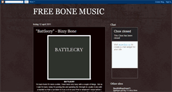 Desktop Screenshot of freebonemusic.blogspot.com