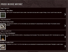 Tablet Screenshot of freebonemusic.blogspot.com