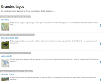 Tablet Screenshot of grandes-lagos.blogspot.com
