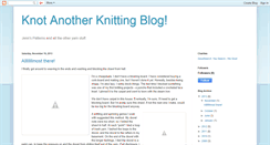 Desktop Screenshot of knot-another-knitting-blog.blogspot.com