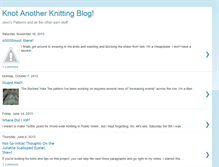 Tablet Screenshot of knot-another-knitting-blog.blogspot.com