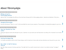 Tablet Screenshot of aboutfibromyalgia.blogspot.com