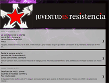 Tablet Screenshot of juventudesresistencia.blogspot.com