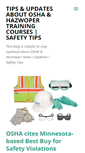 Mobile Screenshot of osha-safetytraining.blogspot.com