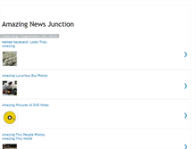Tablet Screenshot of amazingnewsjunction.blogspot.com